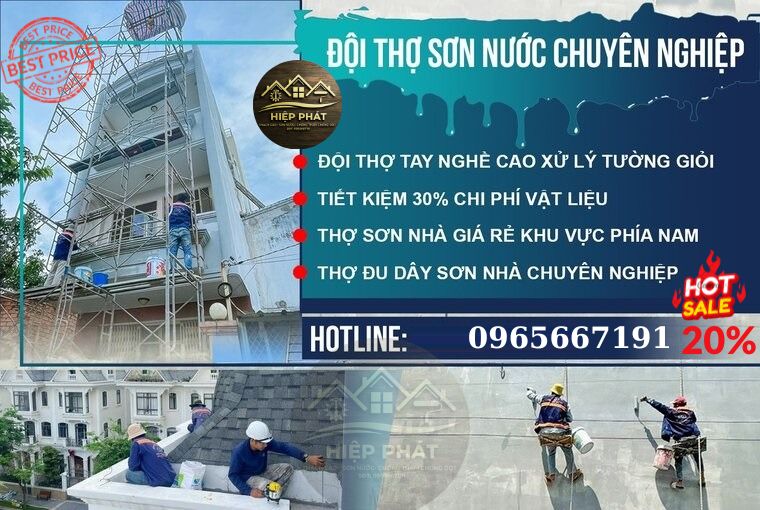 Dịch vụ thi công sơn nhà trọn gói giá r