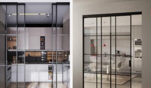 làm cửa vách nhôm kính